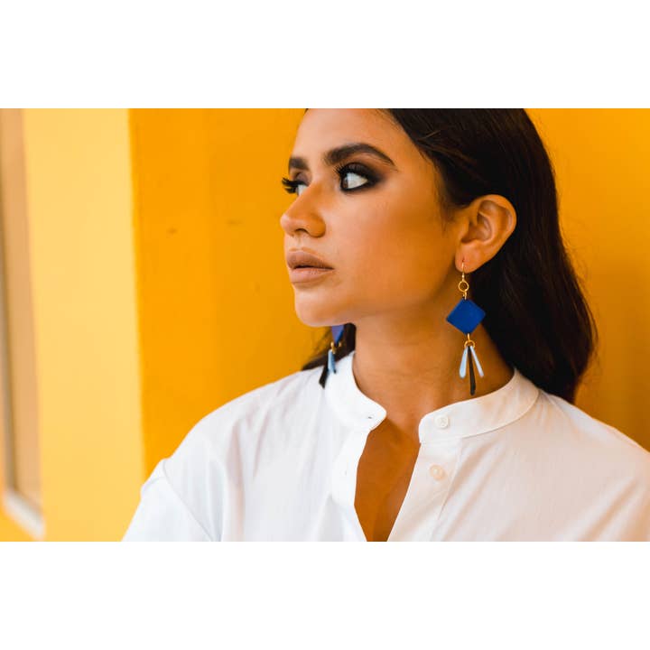 Organic Tagua Jewelry - Wholesale Dangle Earrings - Petra Earrings5