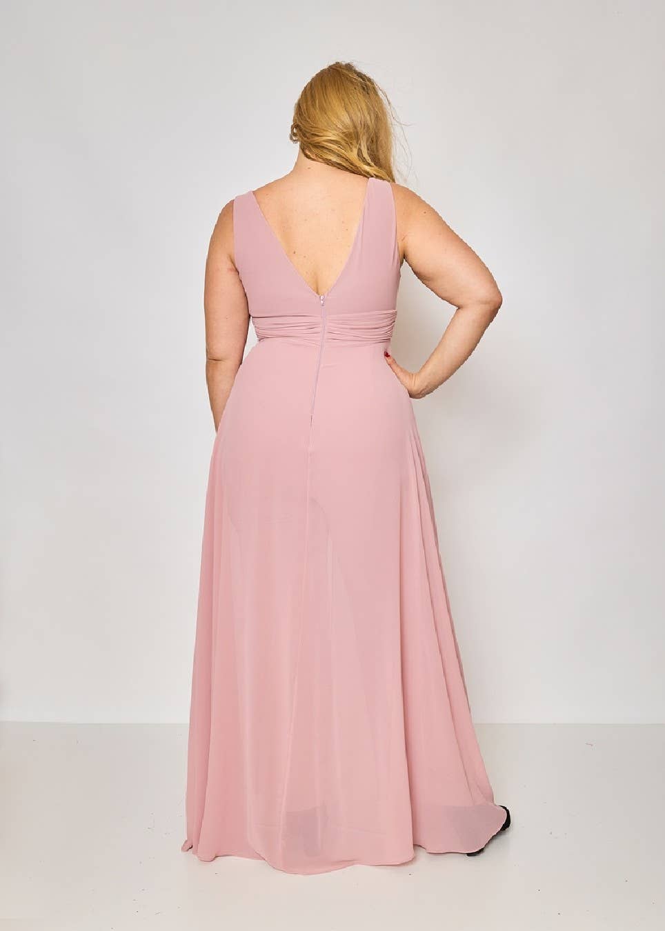 Eva & Lola - Epsilonn - Wholesale Dress - Women's - R1451QS - Plus Size V-Neck Jumpsuit12