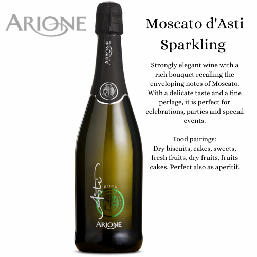 Maargo Food & Wine Wholesale - Wholesale Champagne/Sparkling Wine - ARIONE MOSCATO D'ASTI D.O.C.G. 75CL3