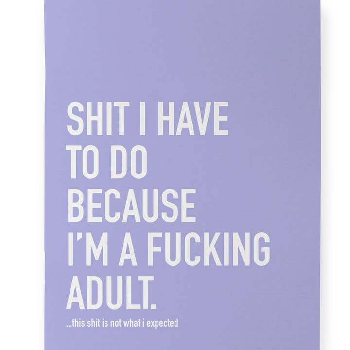 Classy Cards Creative - Wholesale Notebook - Fucking Adult Notebook