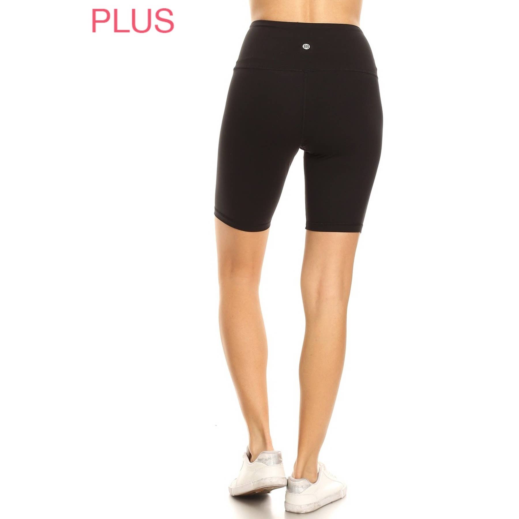 Leggings Depot - Wholesale Athletic Shorts - Women's - Plus Size 8in Inseam Activewear Bike Shorts2