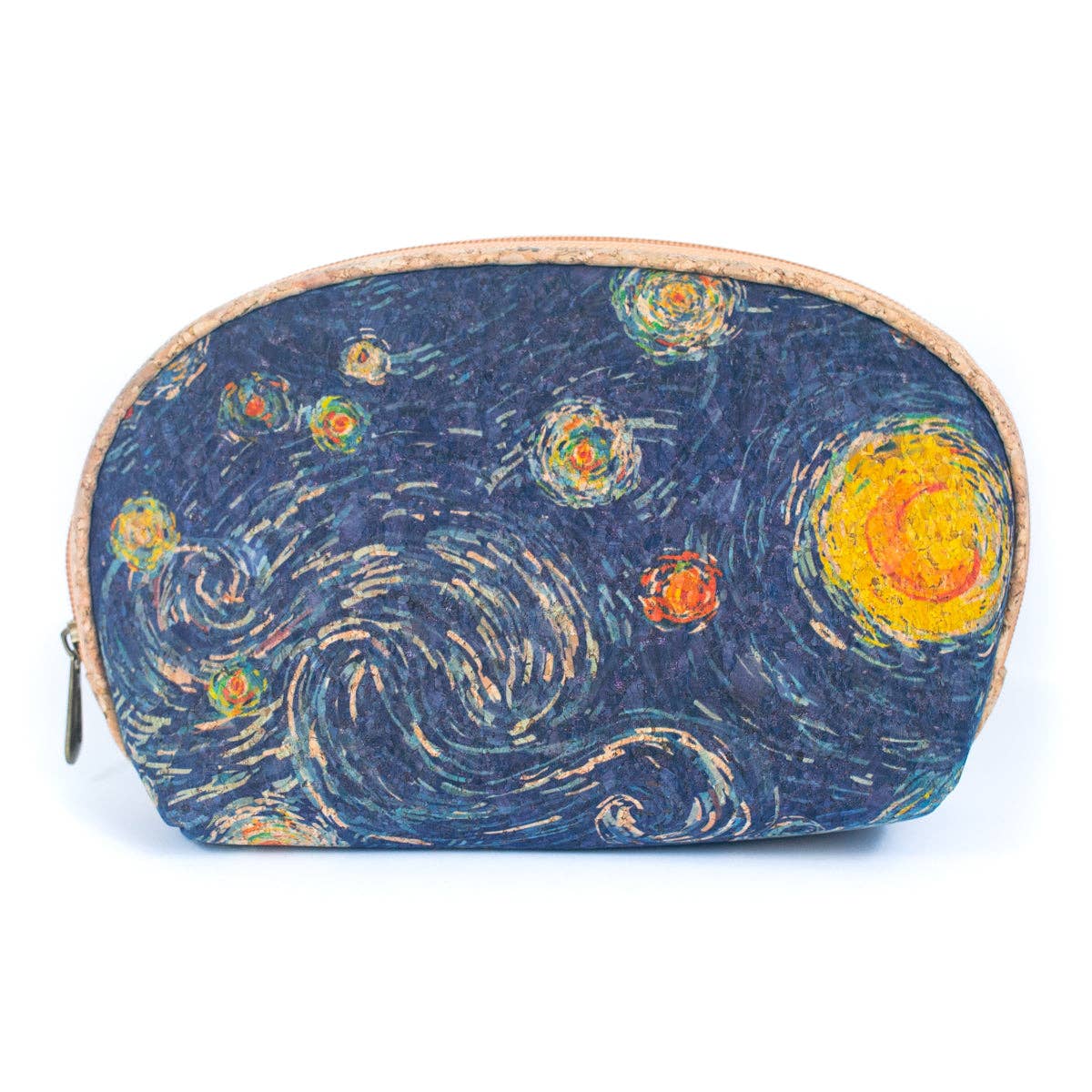 Meninas Bonitas Cork - Wholesale Makeup/Cosmetic Bag - Luxury Women's 3-Piece Cork Cosmetic Bag Set BAG-22675