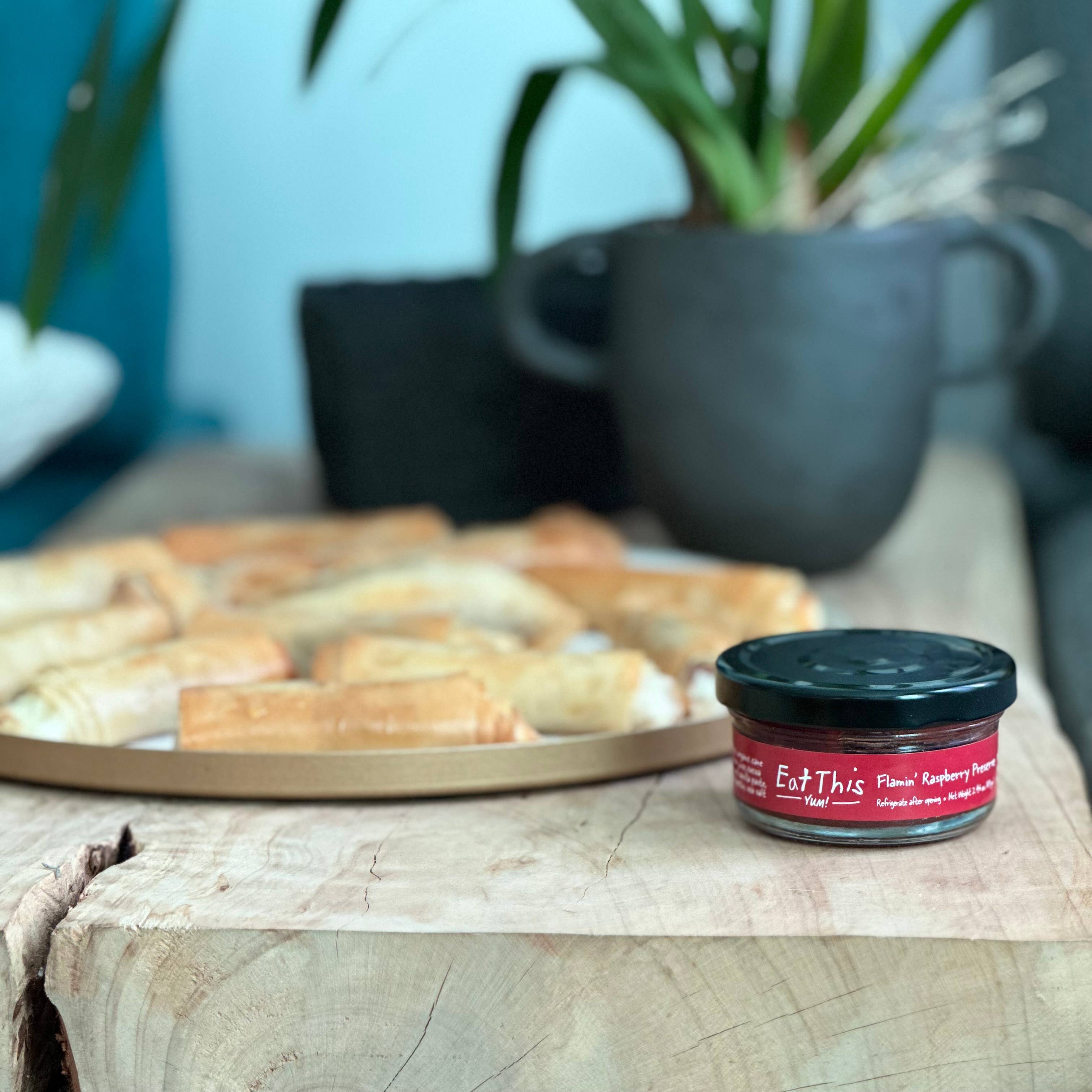 Eat This Yum - Wholesale Preserves -   Flamin' Raspberry Preserve 3