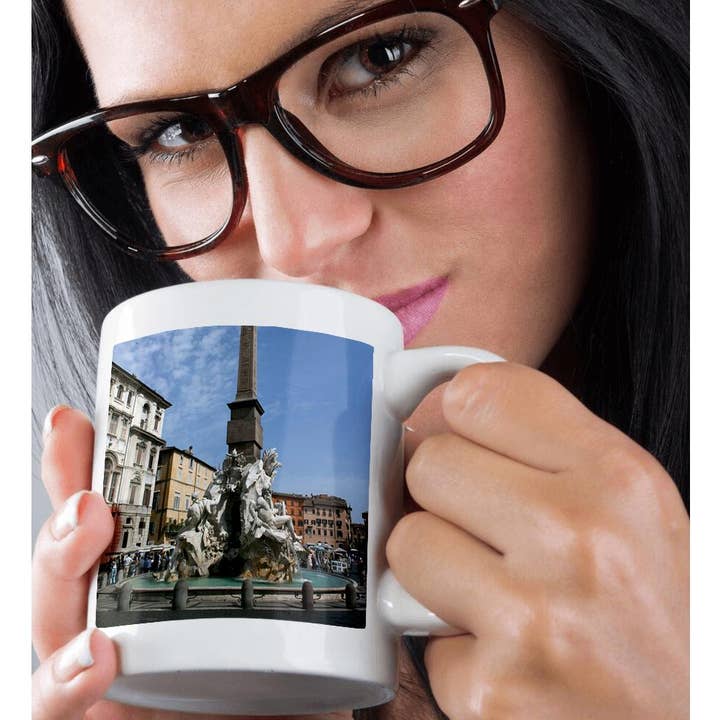 3dRose - Wholesale Coffee Mug - 3dRose, Italy, Rome, Fontana dei Quattro Fiumi - EU16 DNY0032 - David Noyes, Mug9