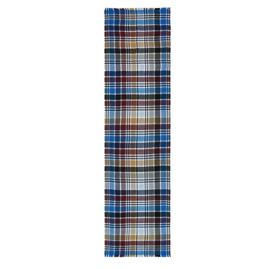 Dupatta Designs - Wholesale Scarf - Women's - Oakleigh Narrow Plaid Scarf 10PK1