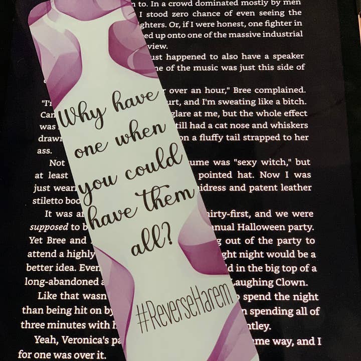 CLEARANCE 8x2 RH Romance Bookmark for wholesale by Messterpieces