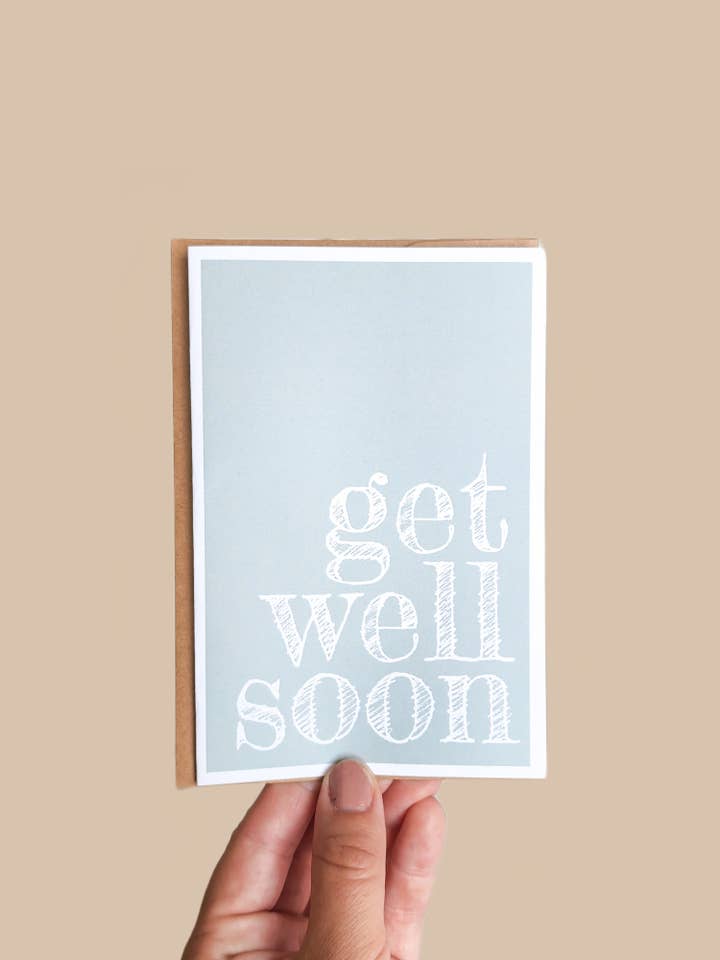 Get Well Soon Card | Greeting Card | Paper Goods for wholesale by Vienna Design LLC