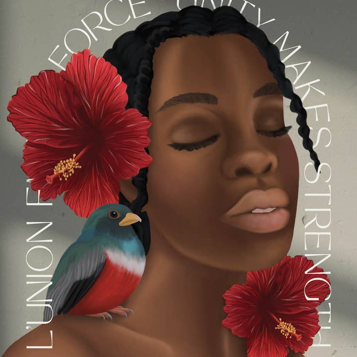 la designs - Wholesale Art Print - Unity in Strength — Modern Cultural Portrait Print2