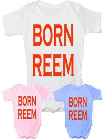 Born Reem Only Way Is Essex Funny Baby Onesie Vest for wholesale by Print4U