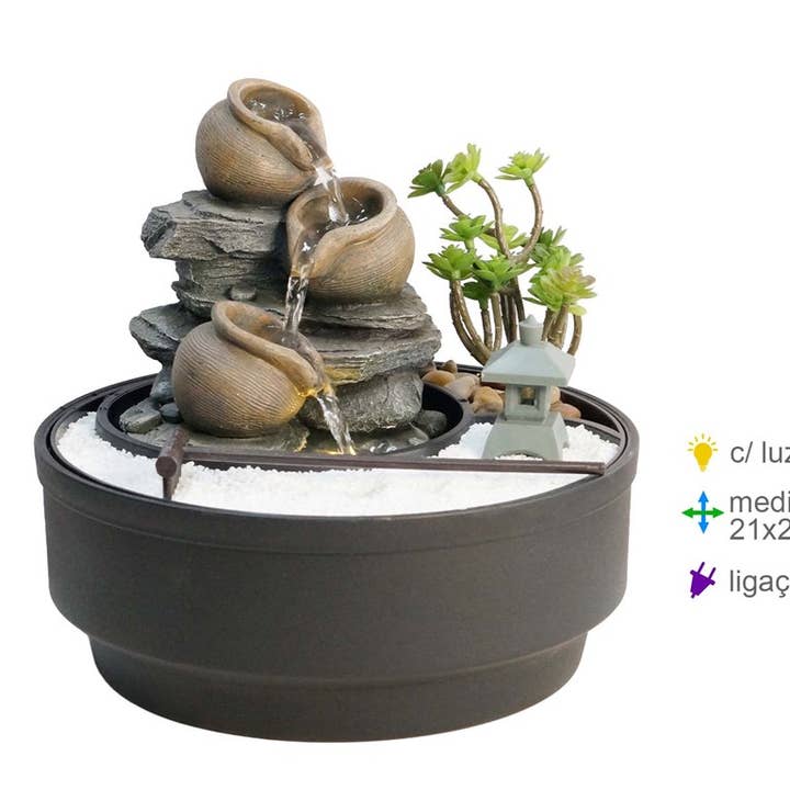 Esoterica Arte - Wholesale Outdoor ornament/decor - Font Resina Jardim 21x21x21 #288