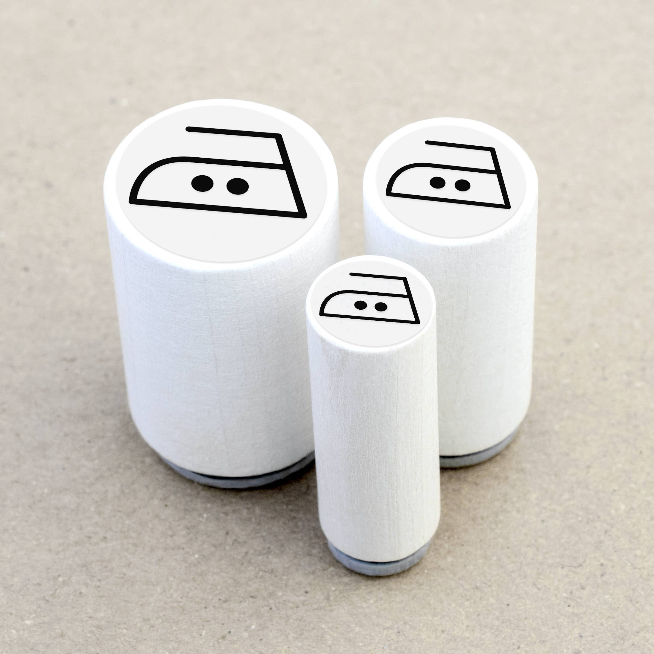 Merry and Bright - Wholesale Rubber/Decorative Stamp - Mini-stamp ironing up to max. 150 degrees (washing symbol)1