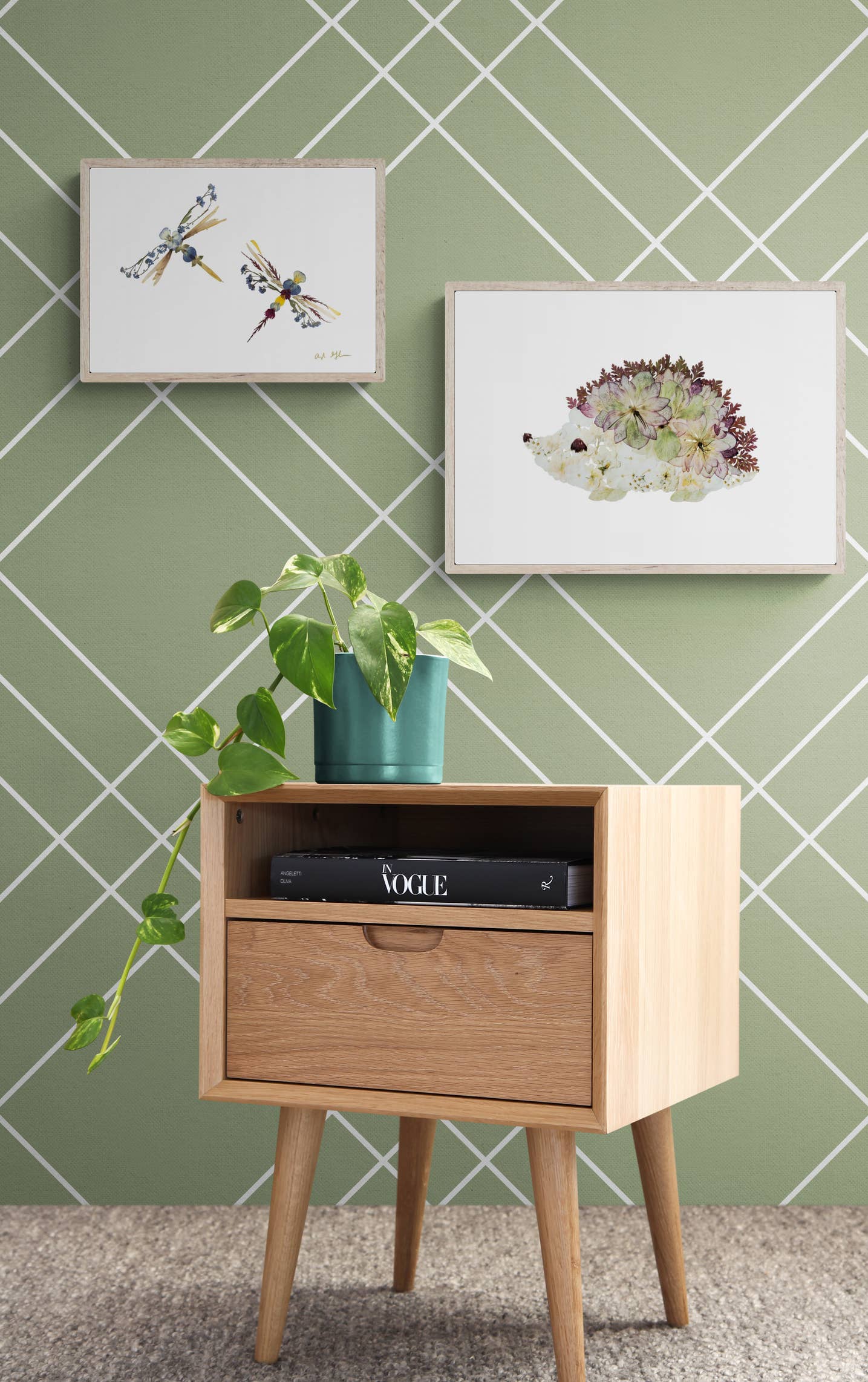 Oxeye Floral Co. - Wholesale Art Print - Dragonflies Print | Pressed Flower Art6