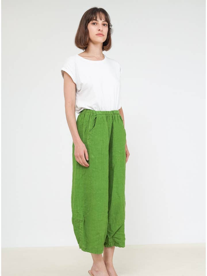 LINEN & COTTON HOUSE - Wholesale Pants - Women's - LINEN PANTS. 75096/8414 BOHEMIA