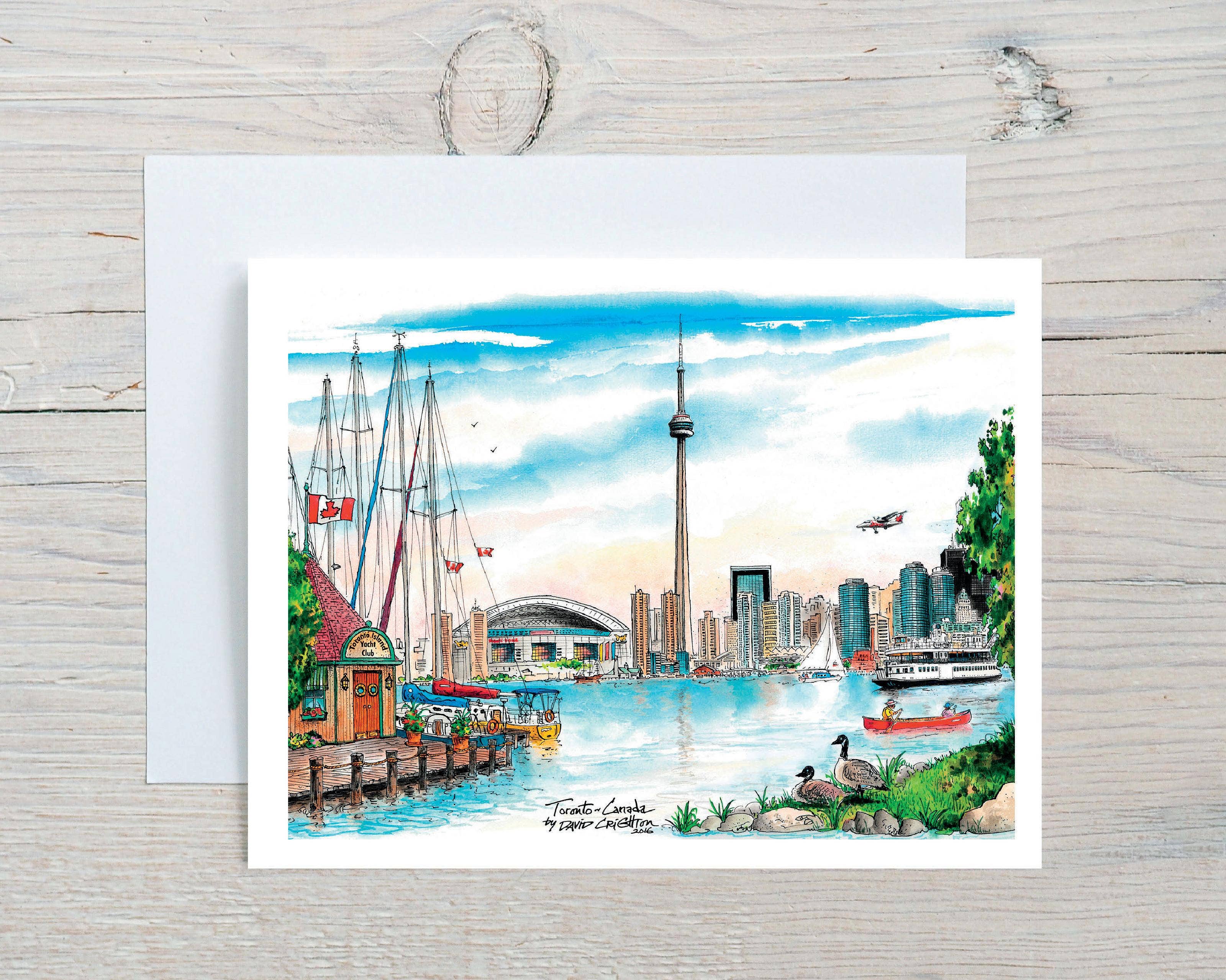 Totally Toronto Art/Sassy City Studio - Wholesale Retailer Display - Paper & Novelty - Toronto Best Sellers Souvenir Note Card and Postcard Display9