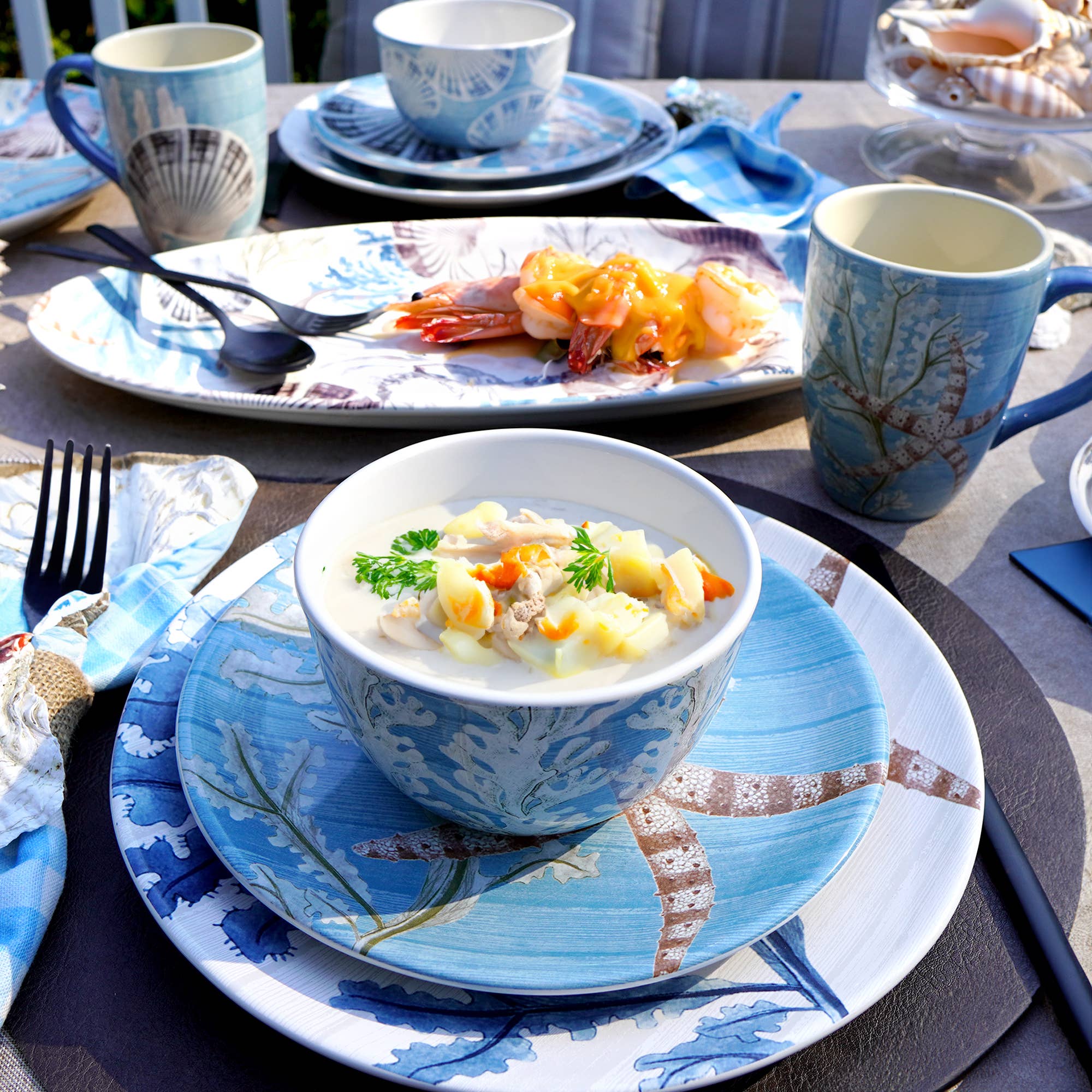 Certified International - Wholesale Coffee Mug - Beyond The Shore Mug 20 oz. asst.7