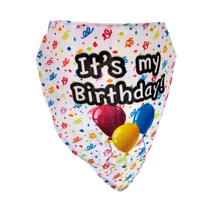 Hundbandana - födelsedagsfest med korsmotiv för wholesale av Croci