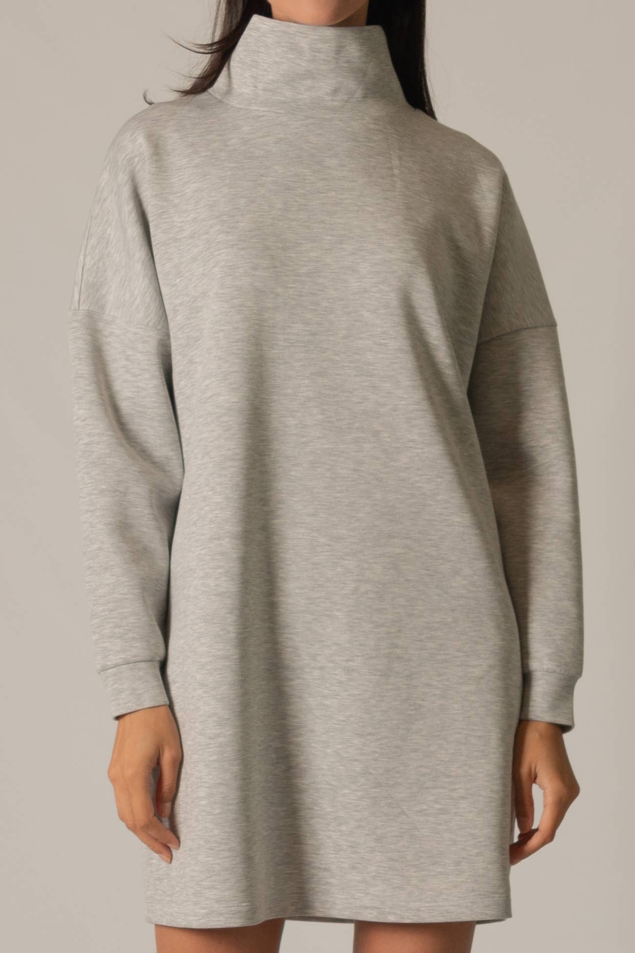 P. CILL - Vendita all'ingrosso Vestito - Donna - Abito con collo ad anello in modal color burro P. CILL5