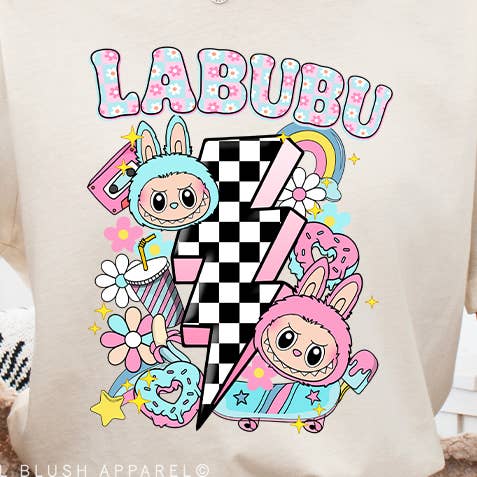 RBA Transfers - Wholesale Sublimation Transfer - Labubu Lightning Full Color Transfer0