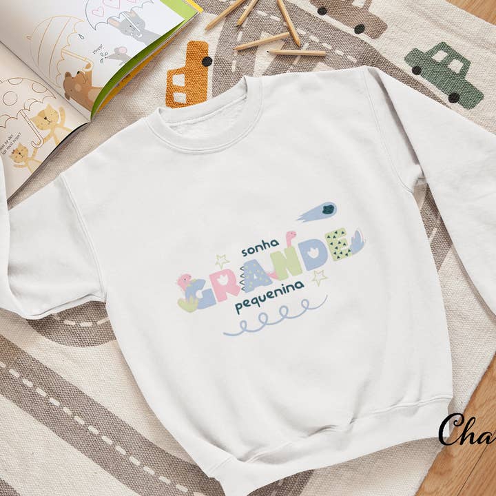 Sweatshirt Dino Meisje 005 voor wholesale door Bee my Gift