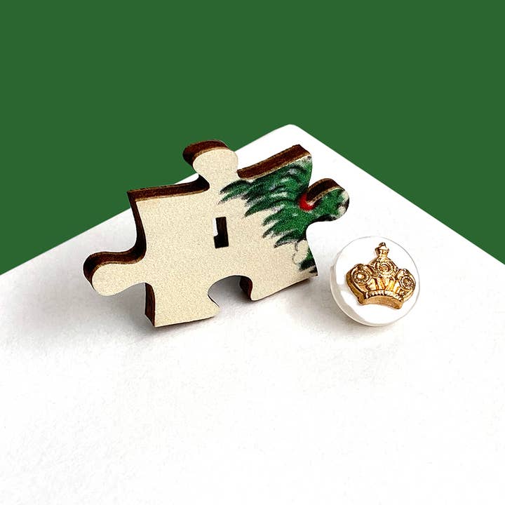 Trove - Wholesale Puzzle - Adult - Wooden Puzzle: Christmas Fairies in Pouch3