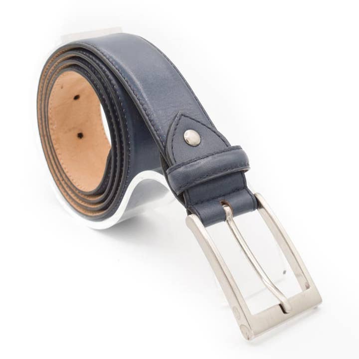 Cinturón azul patinado a mano para venta al por mayor de UPSTER