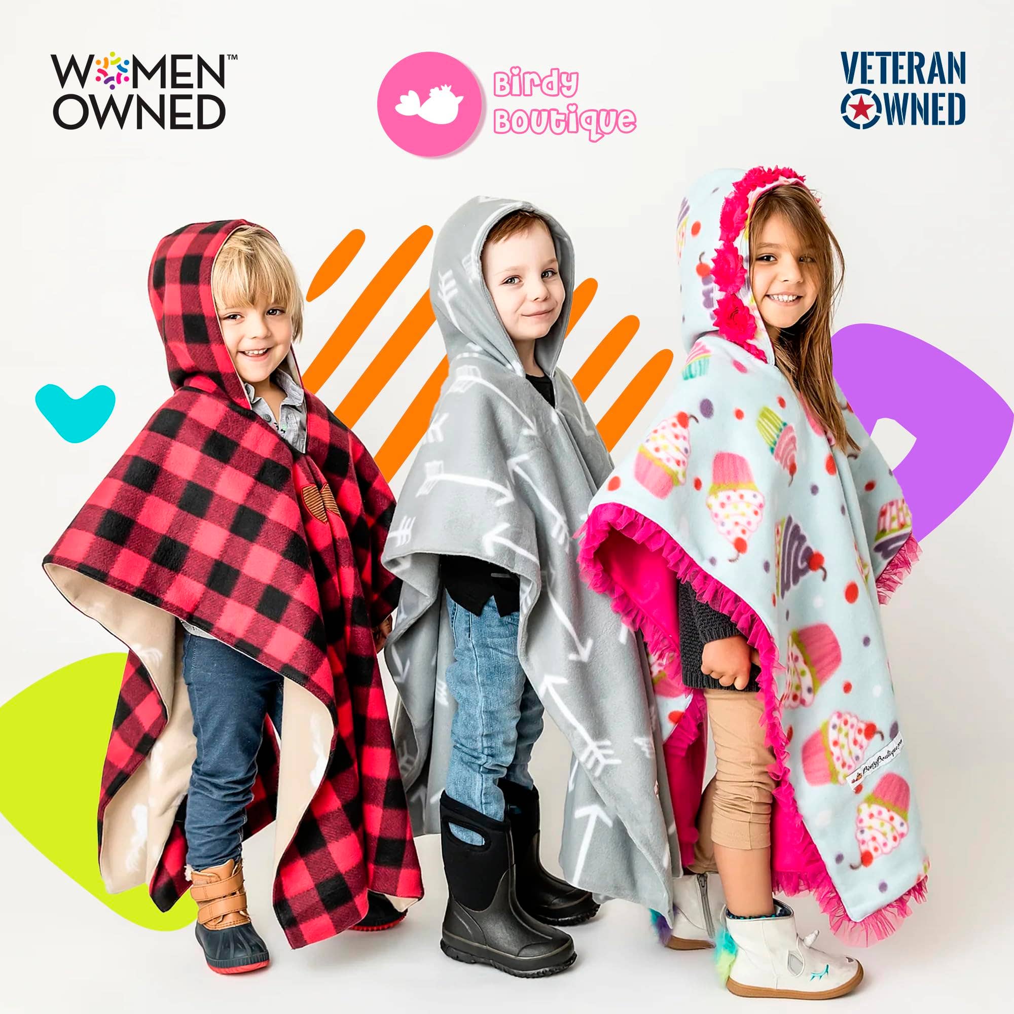 Birdy Boutique LLC. - Wholesale Poncho Towel - Kids & Baby - Classic Gray Arrows Car Seat Poncho for Kids7