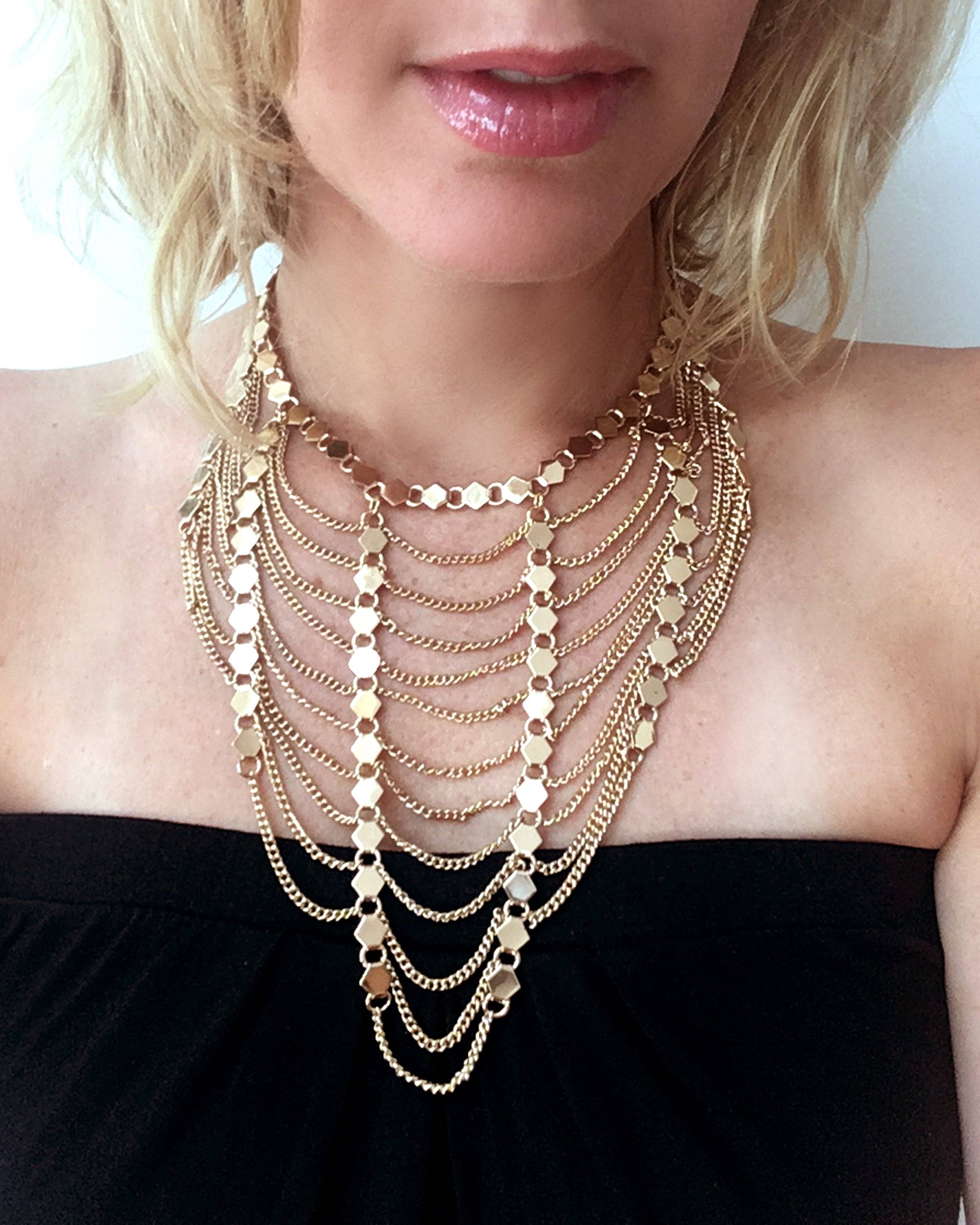 Jessica Elliot Jewelry - Vente Colliers plastrons - Le collier « Sansa »2