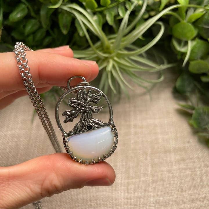 Copper Ashes - Wholesale Pendant/Charm Necklace - Crystal Tree of Life Necklace5
