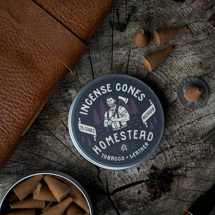 Ambush Candle Co. – wholesale Incense – Homestead | Tobacco + Leather Incense3