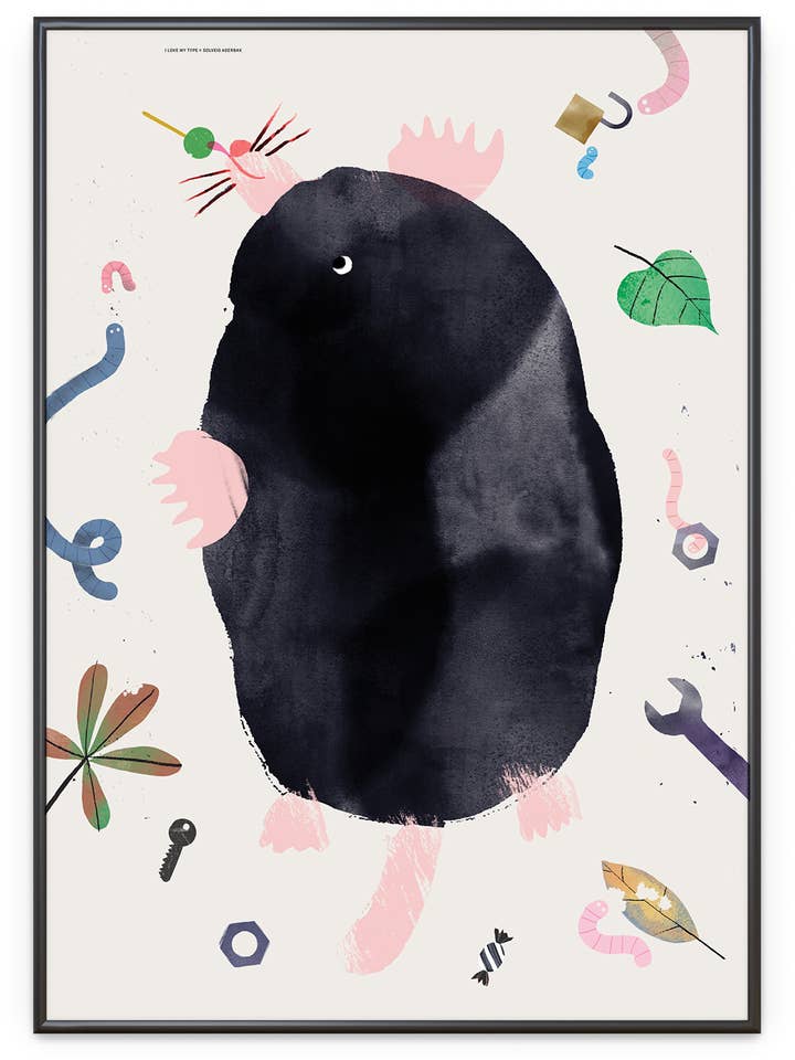 Skjulte skatte, Elfenben, Kunsttryk, Forskellige størrelser for engroshandel hos I Love My Type