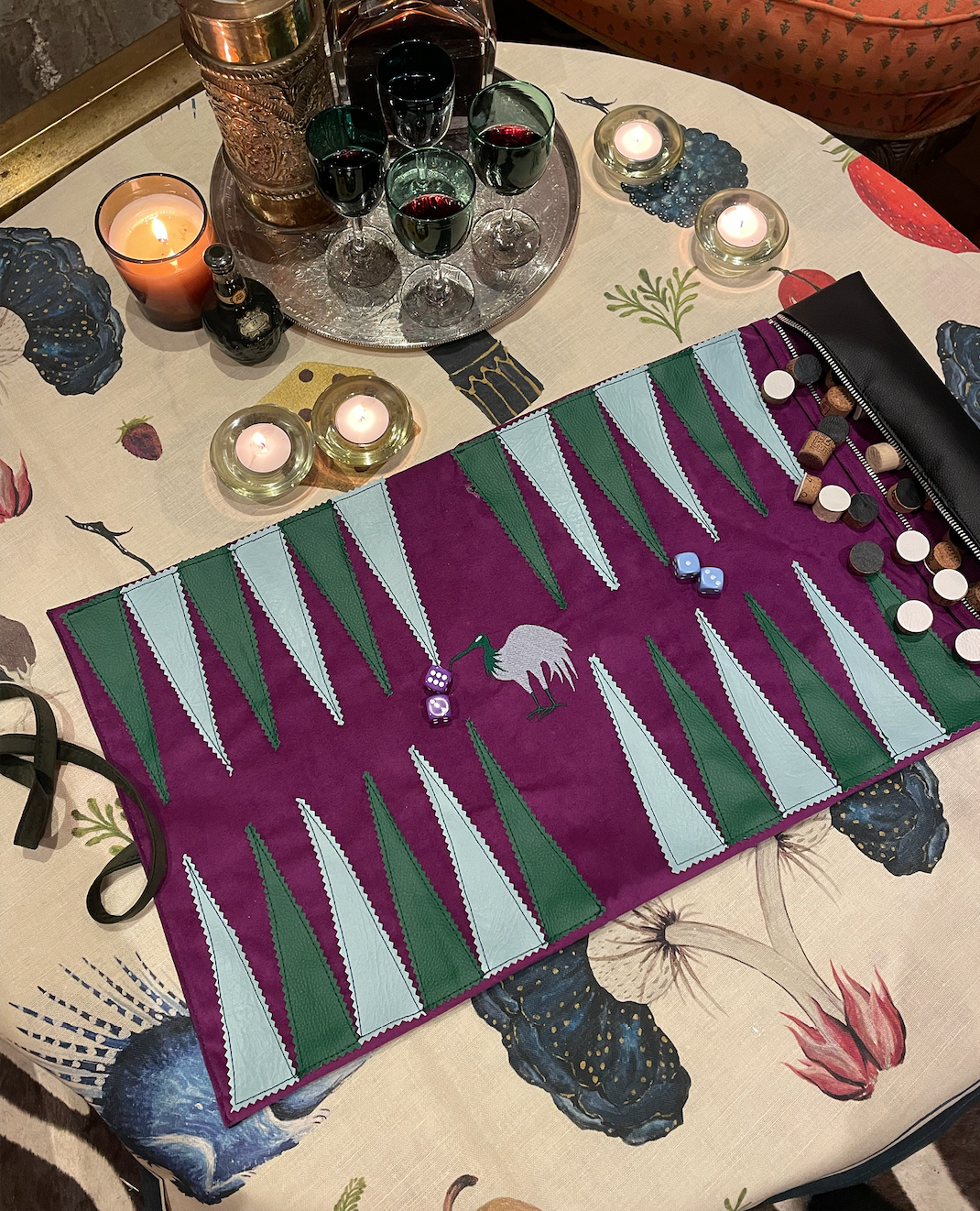 Bell Hutley – wholesale Board game – Kodai Bird Travel Backgammon Board1