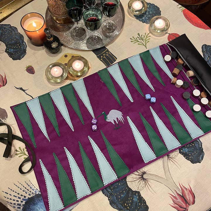 Bell Hutley – wholesale Board game – Kodai Bird Travel Backgammon Board1