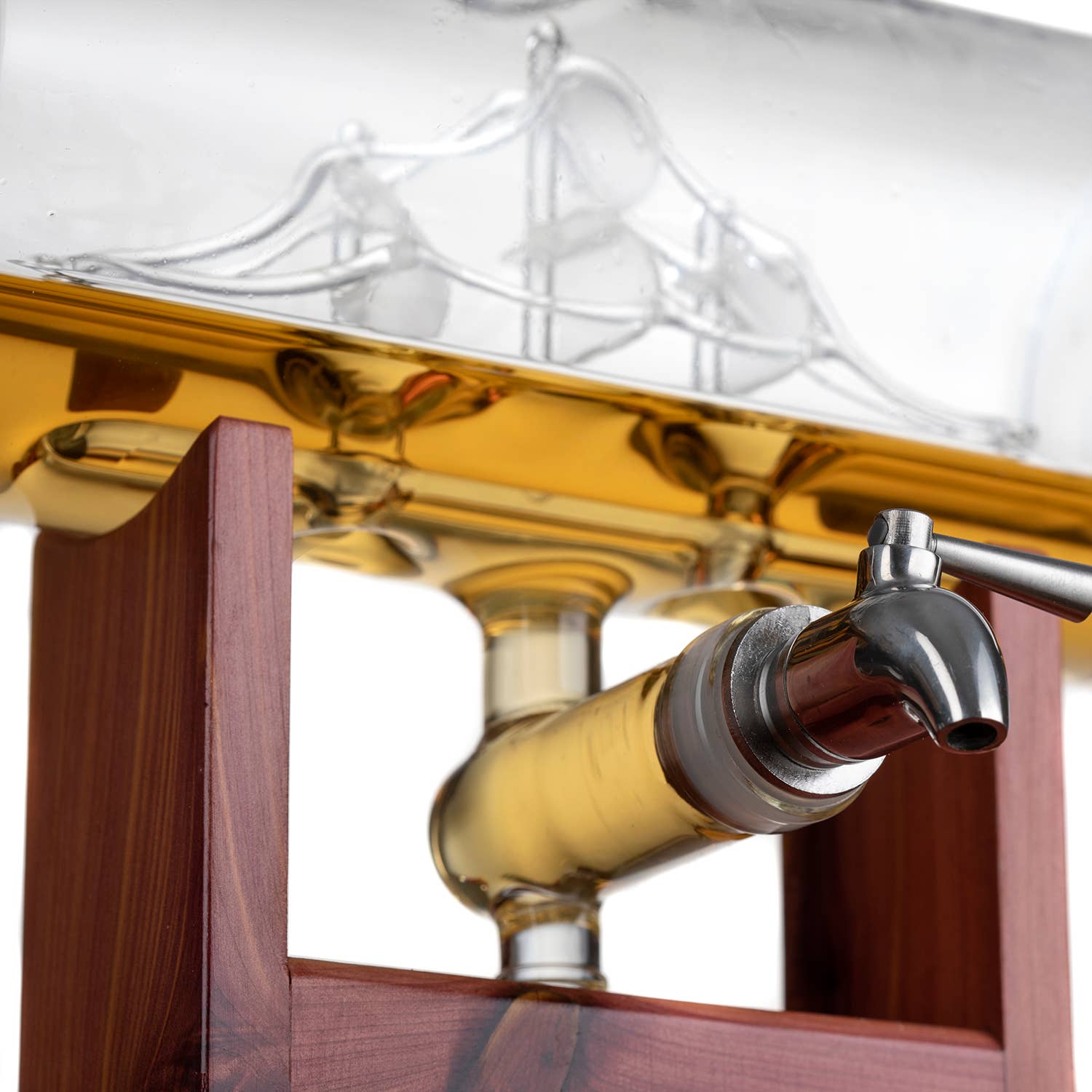 The Wine Savant /  Khen Glassware - Wholesale Decanter - Whiskey Decanter Ship Set With Glasses2