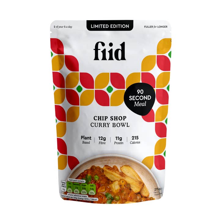 Chip Shop Curry Bowl - 275g - Vegan Meal for wholesale by fiid