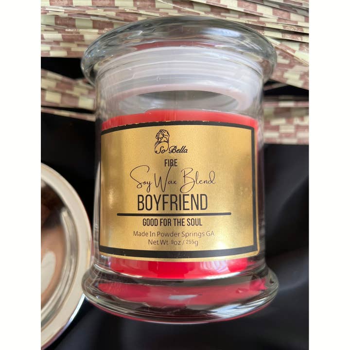 Boyfriend 9 oz Candle - Men's Line for wholesale by So Bella