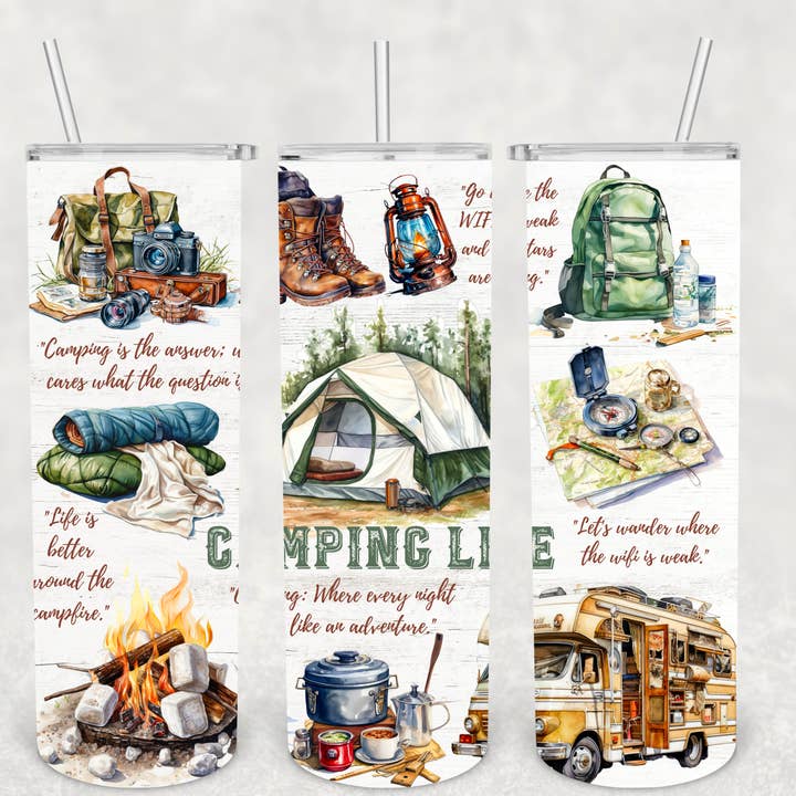 Copo de vida de acampamento por atacado de The Potted Oasis