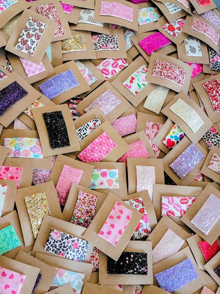 2" Rectangle Snap Clip-Mystery Valentine for wholesale by Dainty Delights Creations