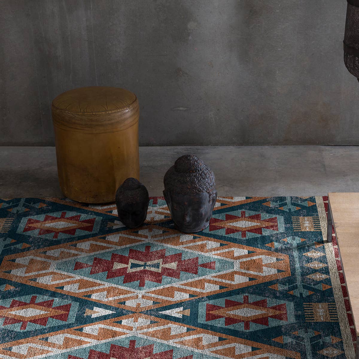 multicolored Decorative carpet XENIA for wholesale on Faire2