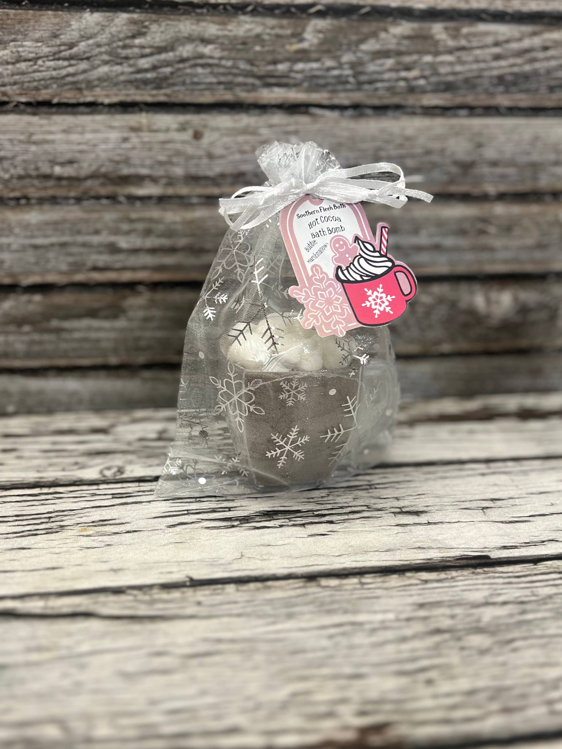 Southern Fleek Bath LLC - Wholesale Bath Bomb/Fizz - Hot Cocoa Bath Bomb with Bubble Marshmallows4