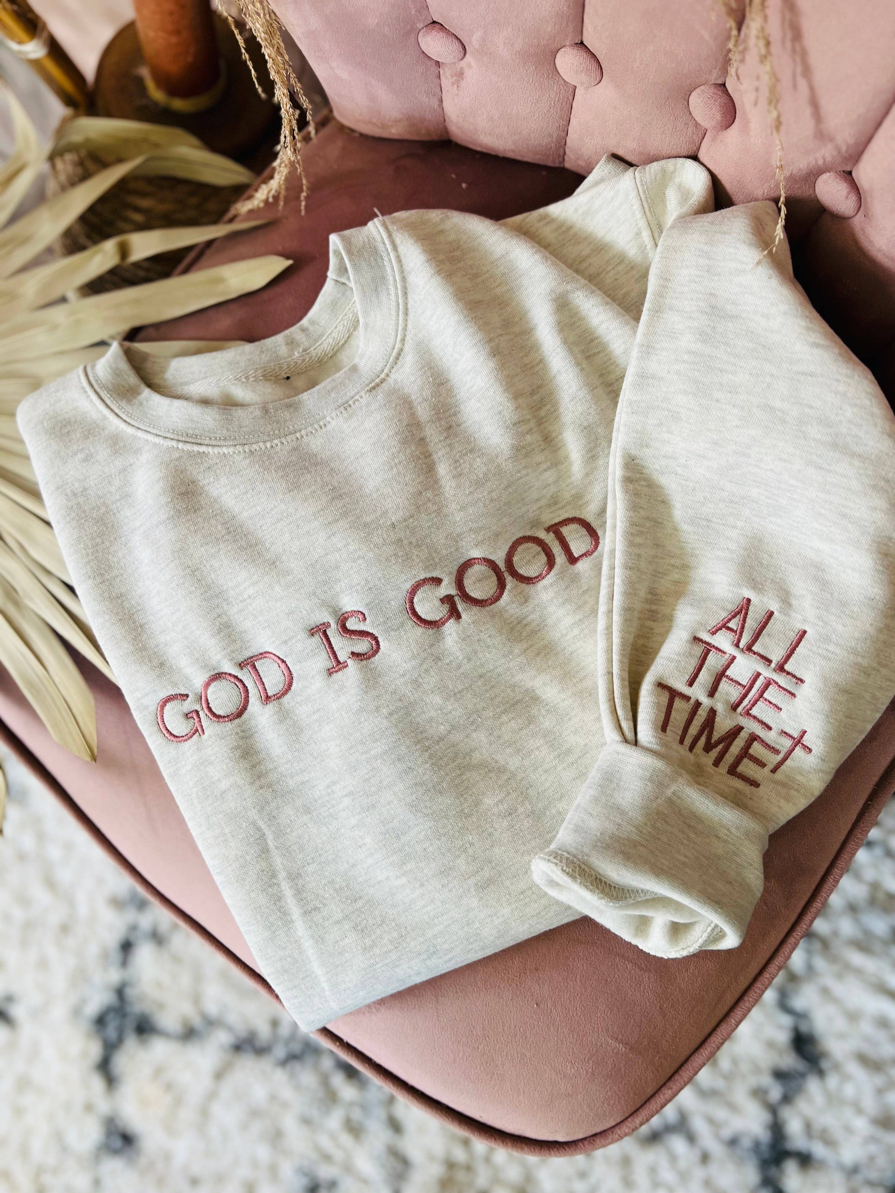 The White Stitch - Wholesale Sweatshirt - Women's - God Is Good | Sweatshirt1