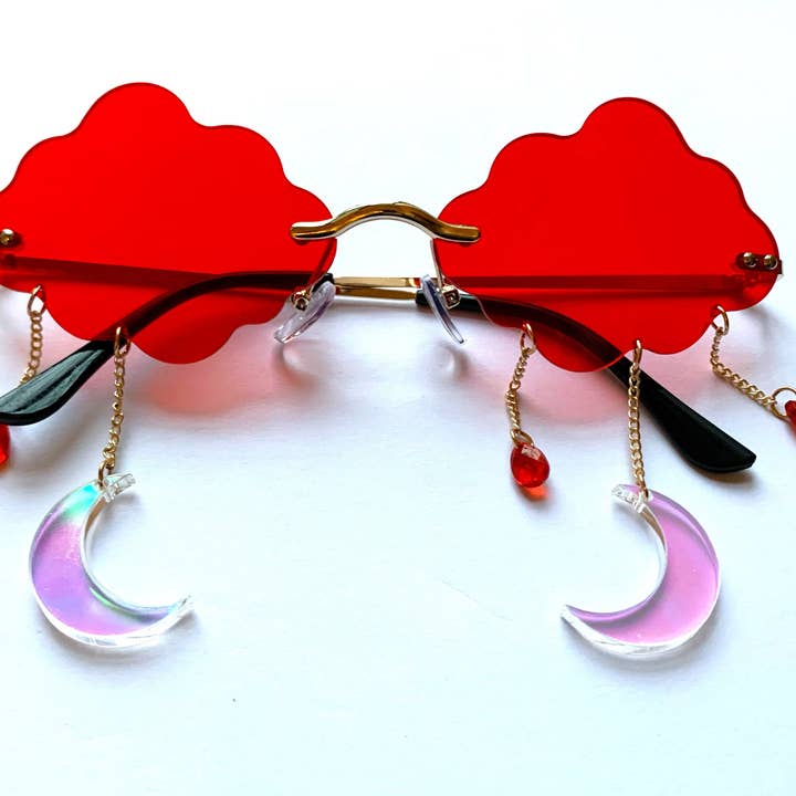 Ether Sonnenbrille Rot für den Großhandel von Ultraviolet