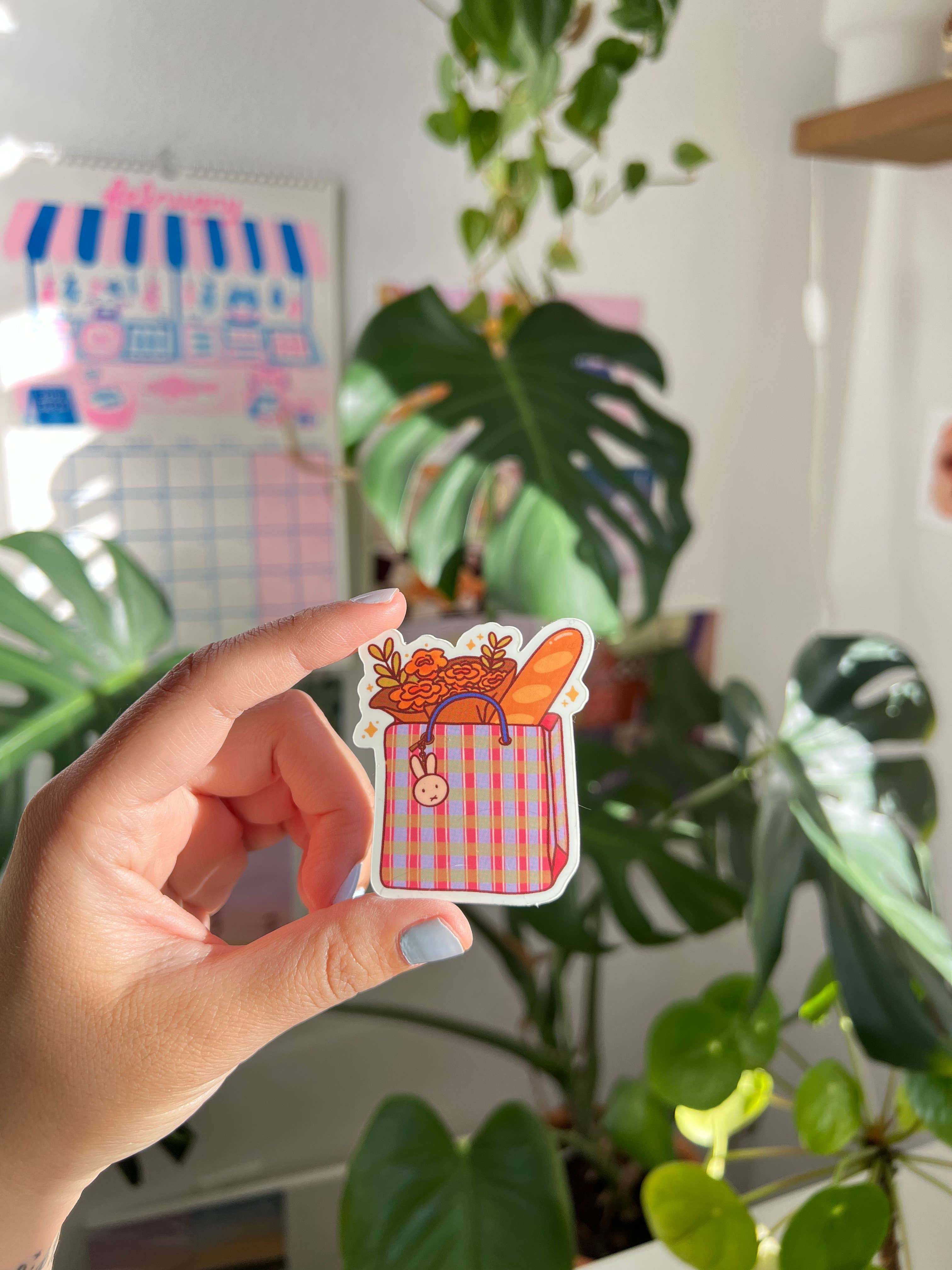 Marlene Vega Studio - Wholesale Sticker - Bolsa de Mercado (Mexican tote bag) Sticker1