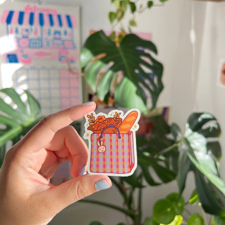 Marlene Vega Studio - Wholesale Sticker - Bolsa de Mercado (Mexican tote bag) Sticker1