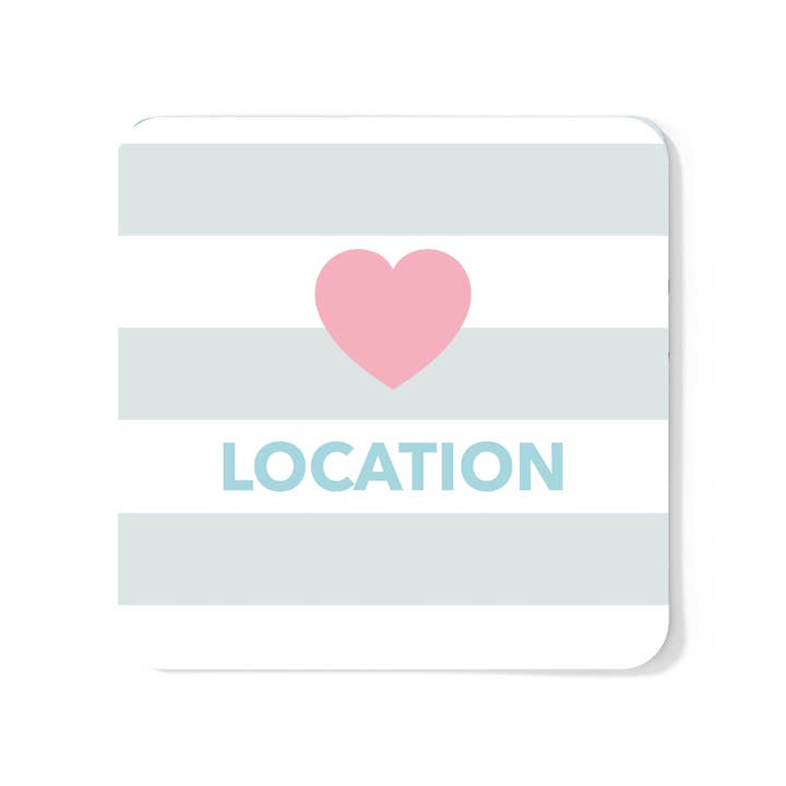 Betty Boyns Designs – wholesale Coasters – COASTER MAKE MY LOCATION
Customise with location choice15
