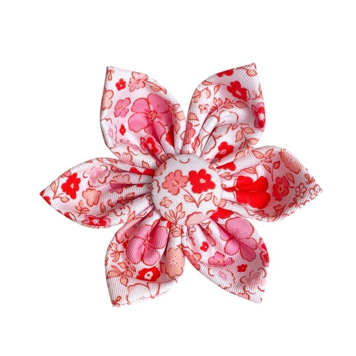 Sweet Pea Dog Collar Flower Accessory for wholesale by Duke & Fox