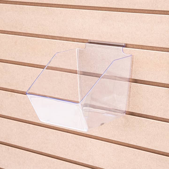 Store Supply Warehouse - Wholesale Retailer Display - Accessories - 6" X 5 ½" X 7 ½" Clear Plastic Dump Bin
