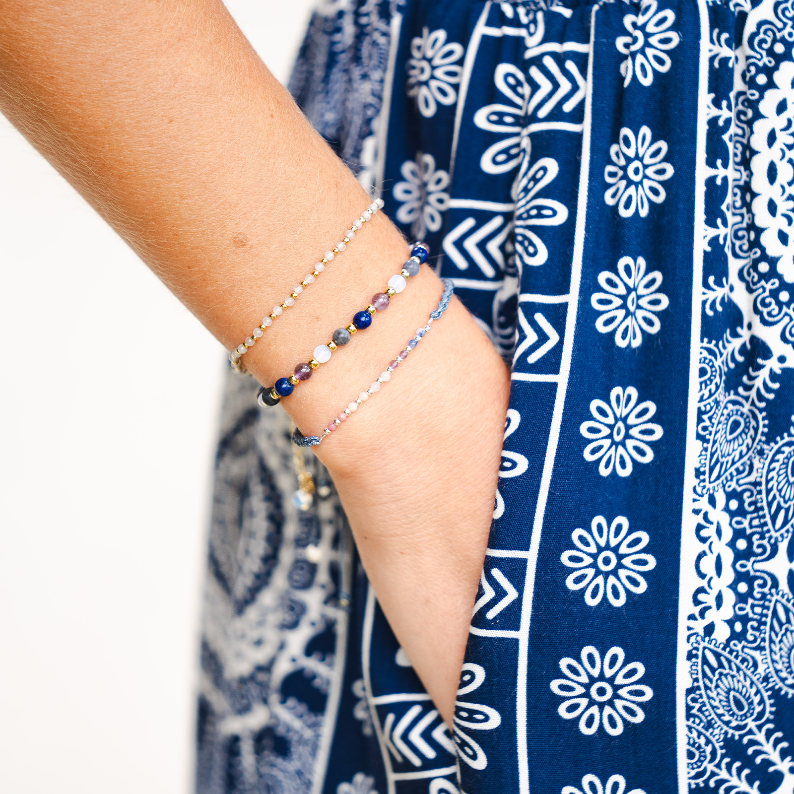 Lotus and Luna - Wholesale Beaded Bracelet - Karma Namaste Bracelet4