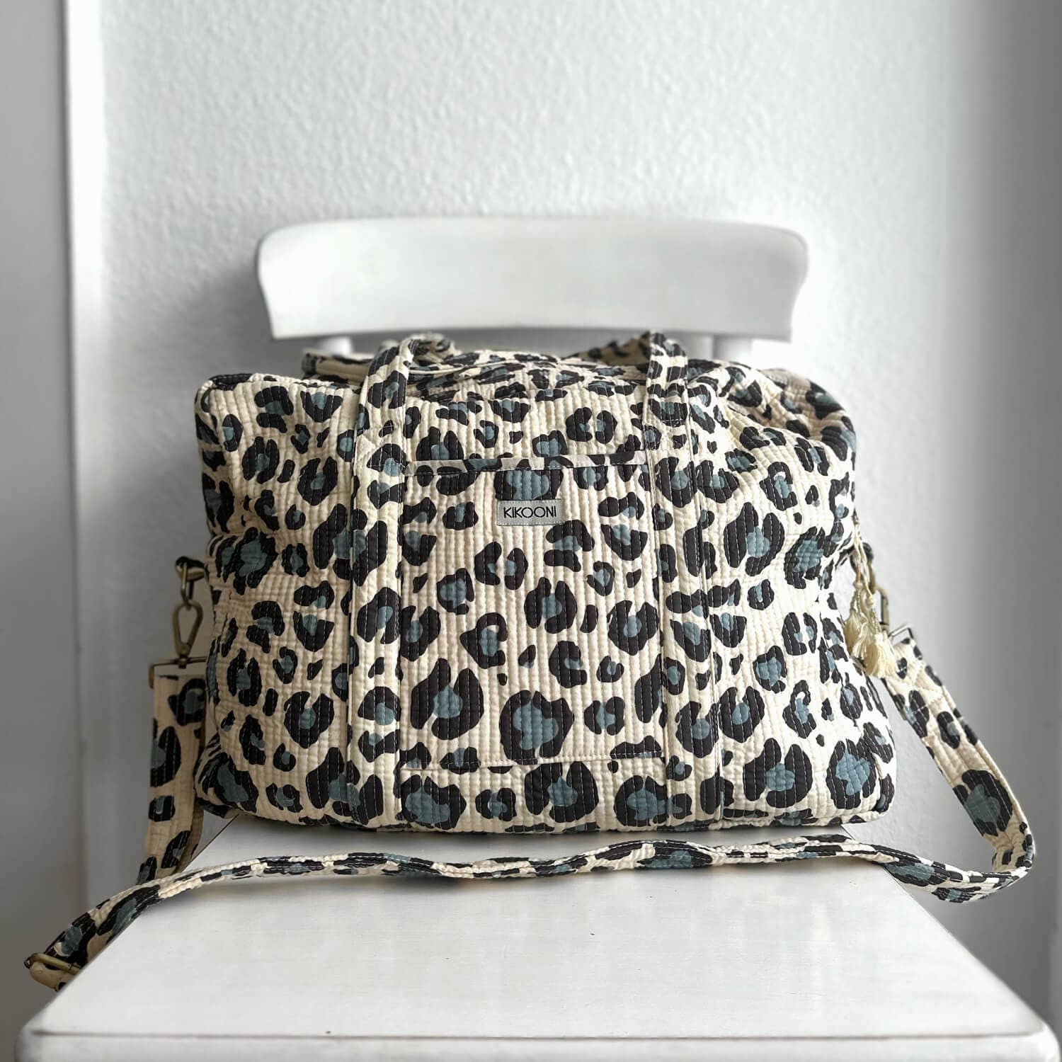 kikooni - Wholesale Weekender Bag - Women's - Large travel bag "blue Leo"8