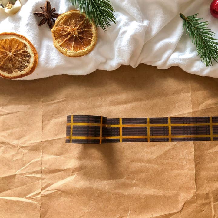 Ruban Washi doré, ruban adhésif, film, Noël, washis, papi pour la vente par samesjournal