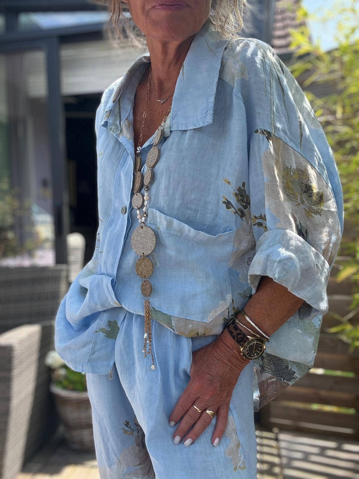 LINEN & COTTON HOUSE - Wholesale Jumpsuit - Women's - SET 100% LINEN 350 + 529920